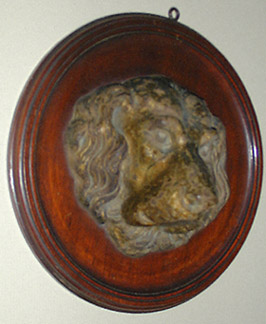 Victorian Dog Head Plaque
