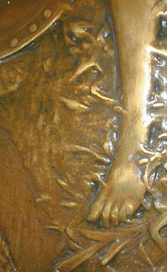 River God Bronze Plaque