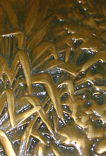 River God Bronze Plaque