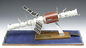 Salyut 7 Mission Space Station Model
