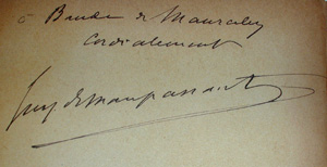 Maupassant signature