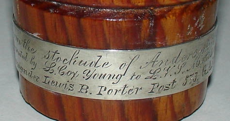 Andersonville gavel detail