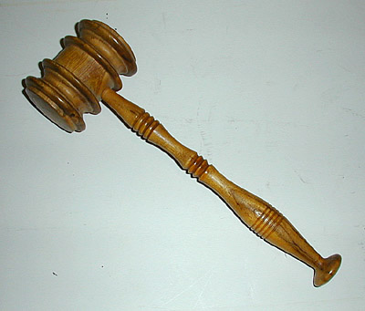 Gavel from the Washington Elm Tree
