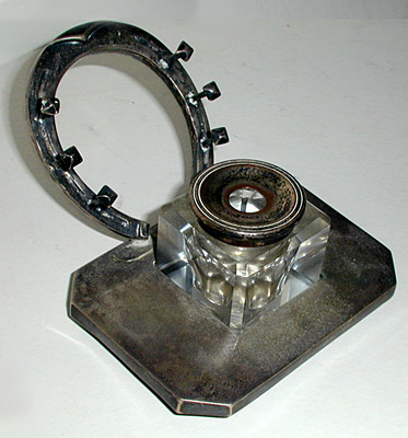 Horseshoe Decorated Inkwell