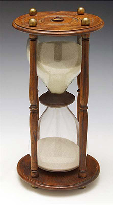 Rosewood Sandglass