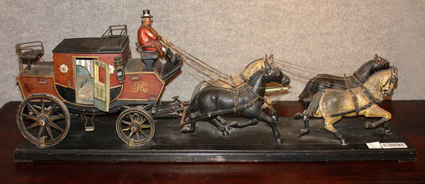 Royal Mail Horse-Drawn Coach Model