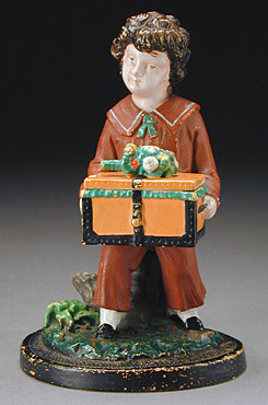 Bernhard Bloch Match Safe Boy Figurine