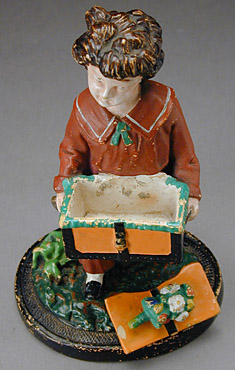 Bernhard Bloch Match Safe Boy Figurine