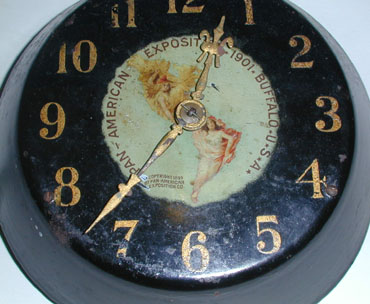 detail: clock face