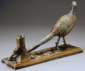 Pheasant Lighting Stick Holder