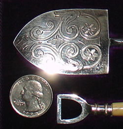 Victorian Silver Serving Utensils
