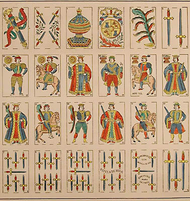 Playing Cards Daggers & Swords