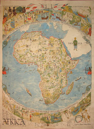 Map Of Africa For Children. The Children#39;s Map of Africa