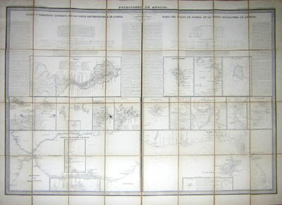 Spanish Colonial Map of Africa