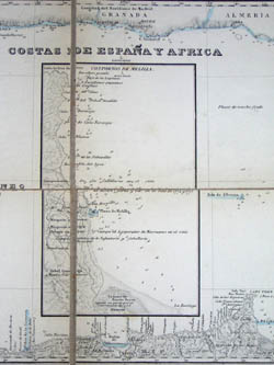 Spanish Colonial Map of Africa