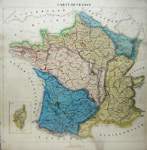 French Manuscript map