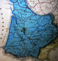 French Manuscript Map