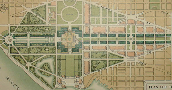 Detail of mall plan