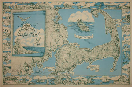A Map of Interesting Cape Cod