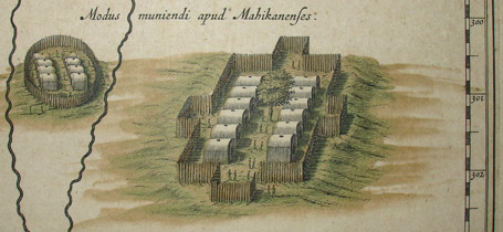 Detail of Mohawk village