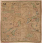 Large Wall Map of Cape Cod, Martha's Vineyard and Nantucket