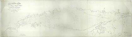 Fine and Rare Sea Chart of Long Island