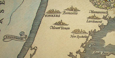 Detail of Long Island in the State of New York