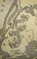 Detail of Long Island in the State of New York