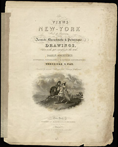 Title Page of Views of New York