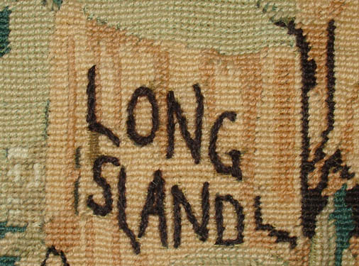 Long Island Needlepoint Map