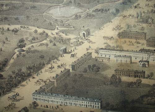 Martel Map of Central Park detail