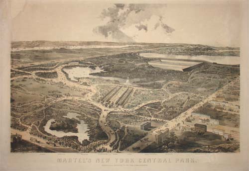 Martel Map of Central Park