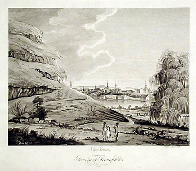 View of Collect Pond, New York City
