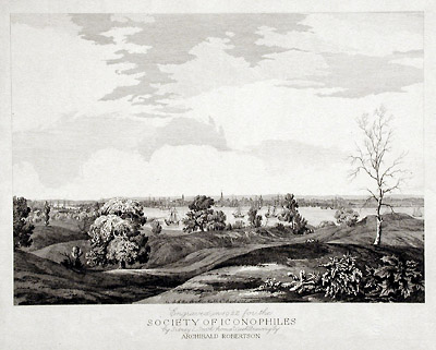 Vie of New York From Brooklyn Heights in 1778 