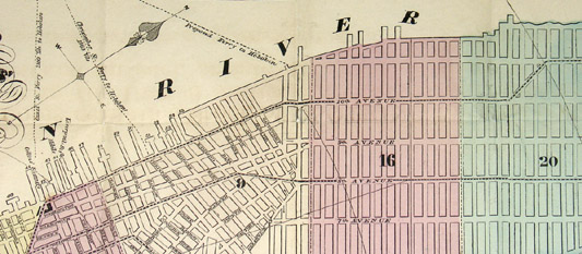 detail of map