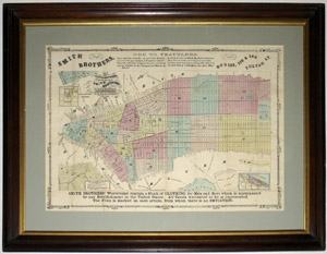 map in frame