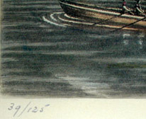 Detail of North River edition number
