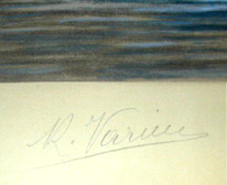 Detail of North River signature