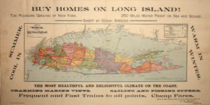 Long Island Railroad Promotional Map
