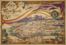 A Map of New York in the Air or Super-Man-Hattan