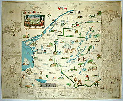 A Romance Map of the North Country