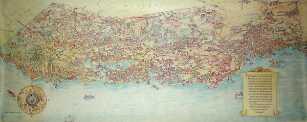 California Pictorial Map