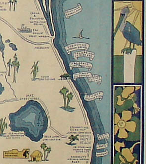 Detail of Classical World map