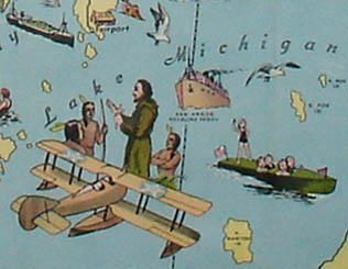 Detail of map