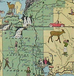 Detail of map