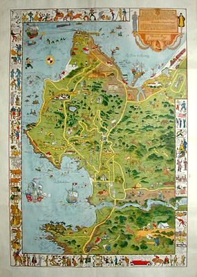 Jo Mora Monterey Map