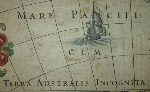 Americae nova Tabula Detail