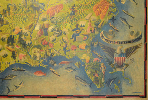 The United States of America detail