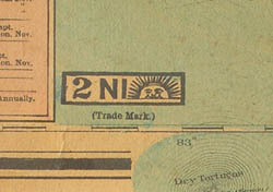 Double Sided US Map on Rollers