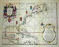 Large Map of North America in 1621